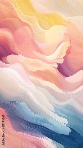 Abstract background with colorful wave lines