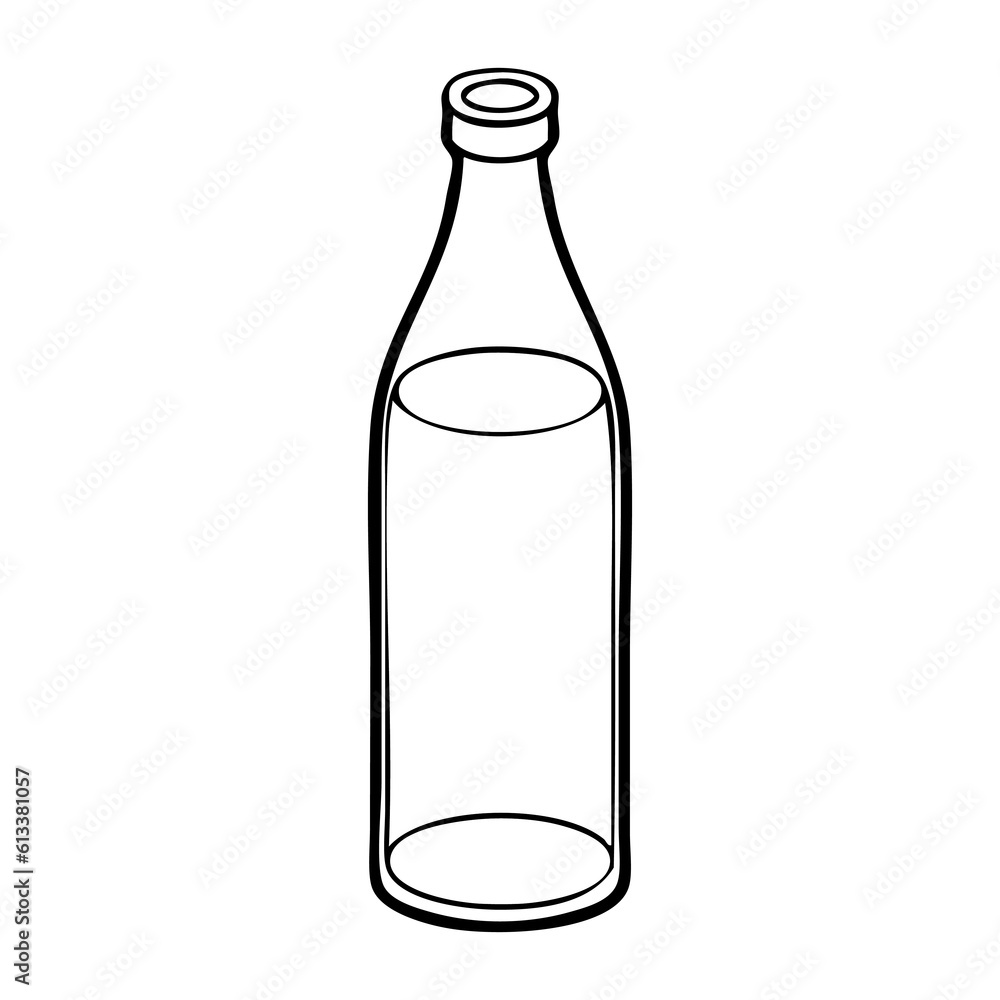 bottle outline vector illustration bottle outline vector illustration