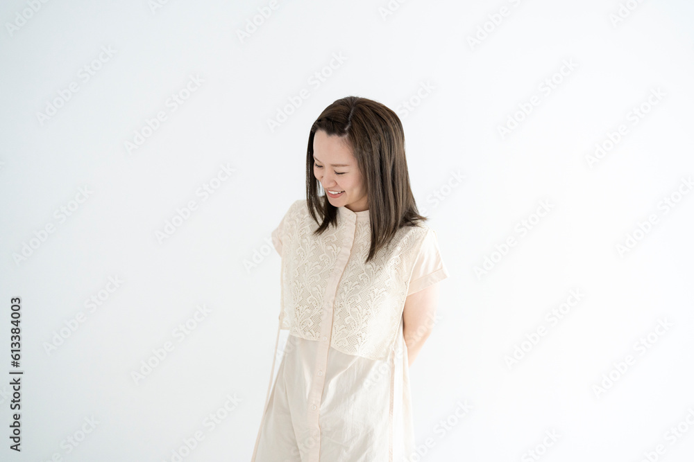 笑顔の爽やかな女性 笑顔の爽やかな女性