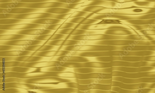 Abstract gold background. Golden wave texture.