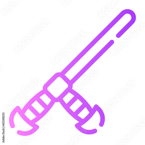 nightstick Line Gradient Icon