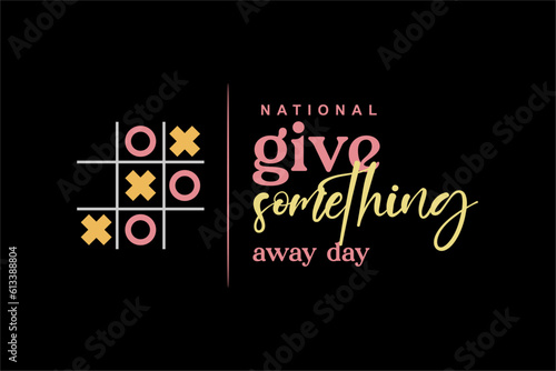 national give something away day, surprise with gift box,