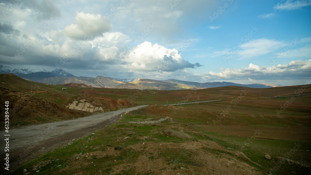 big mountains of the uzbekistan