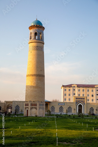 huge standing single structure in uzbekistan