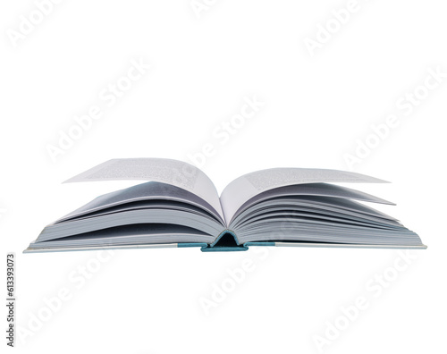 Fotografie, Obraz an open book isolated on a transparent background