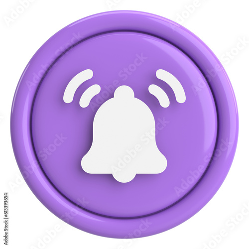 Subscribe button. Subscribe icon. 3D illustration.