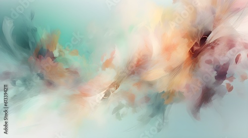 light soft floral abstract background