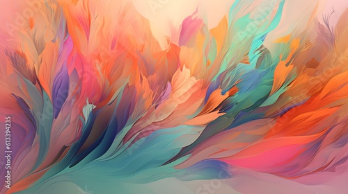 light soft floral abstract background