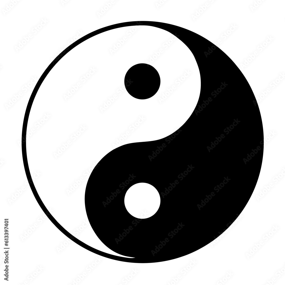 Yin Yang Symbol Isolated On Transparent Background Yinyang Icon Png Black White Vector Yin Yang Symbol Isolated On Transparent Background Yinyang Icon Png Black White Vector