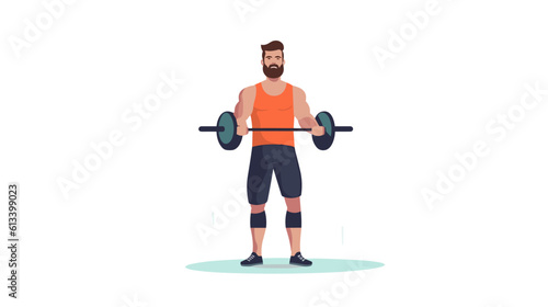 person lifting weights