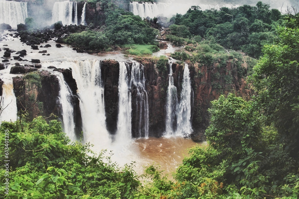 waterfall in the forest, Iguazu, Argentina
