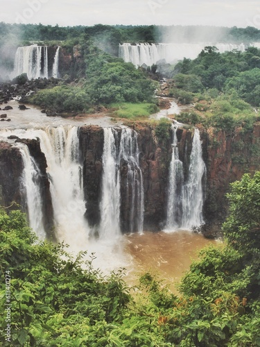 Fototapeta Naklejka Na Ścianę i Meble -  waterfall in the forest, Iguazu, Argentina