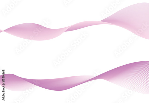 Abstract pink lines, delicate and soft waves 