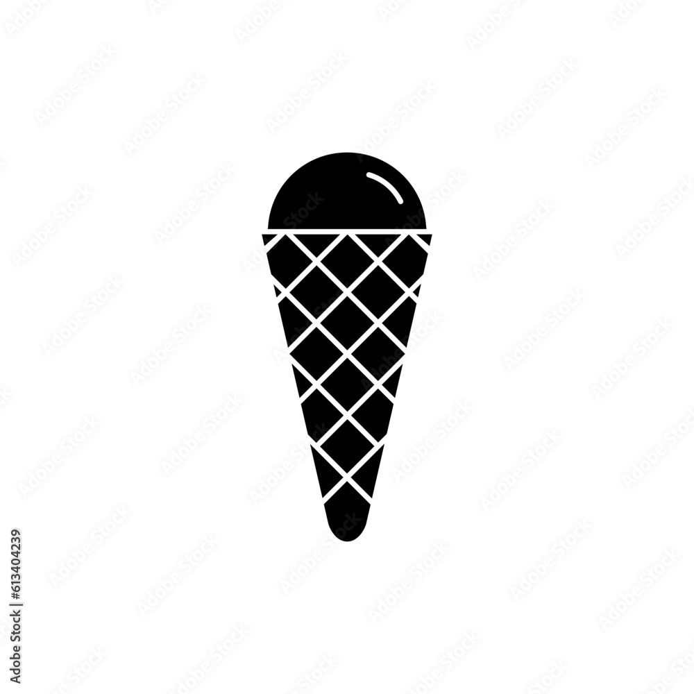 Ice cream icon vector. dessert illustration sign. sweet symbol or logo. Ice cream icon vector. dessert illustration sign. sweet symbol or logo.