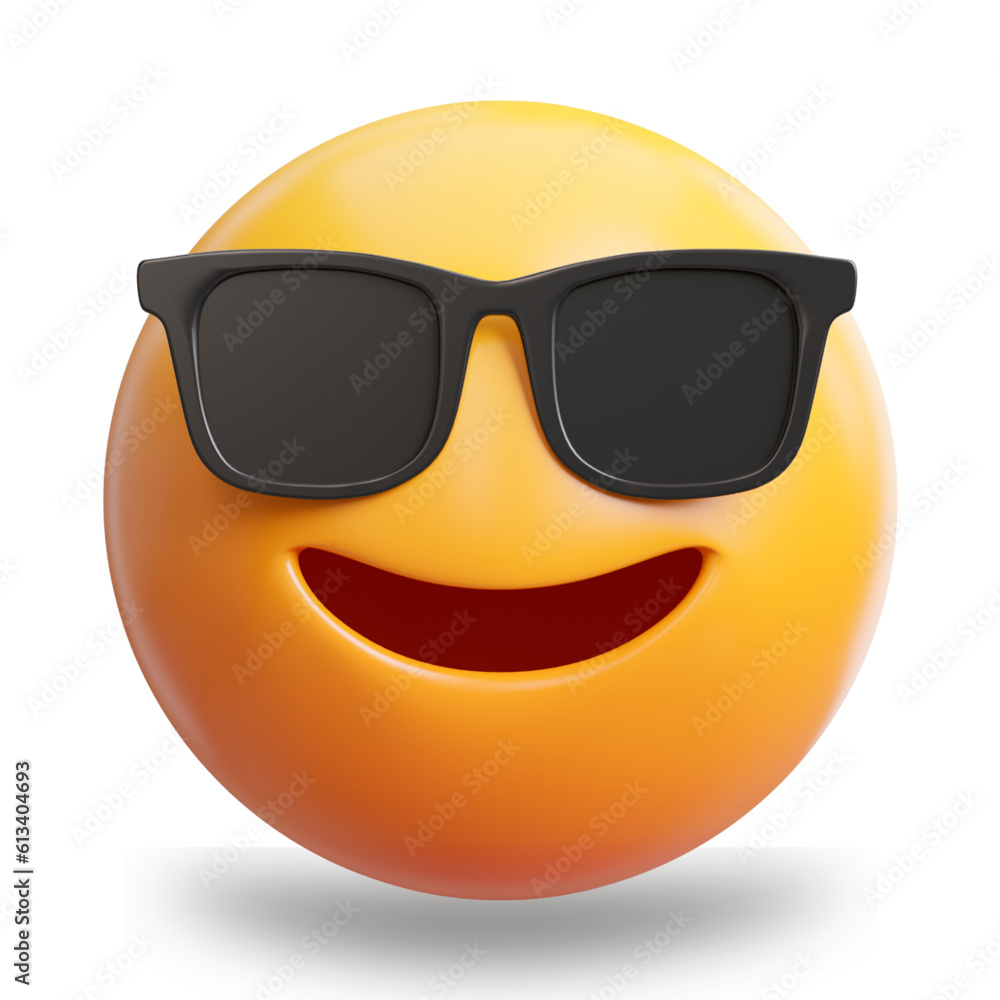 Vector emoji and emoticon faces. Cute emoji faces with expressions on a