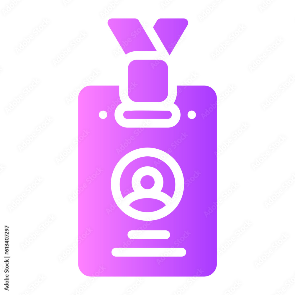 id card Gradient icon