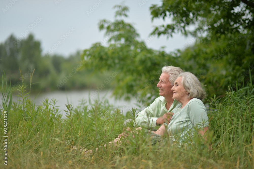Happy senior couple in love. Park outdoors. Happy senior couple in love. Park outdoors.