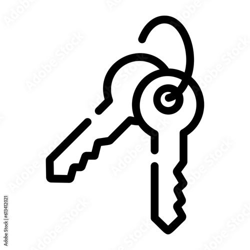 keyset Line Icon