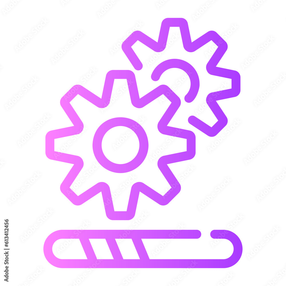 software update Line Gradient Icon software update Line Gradient Icon