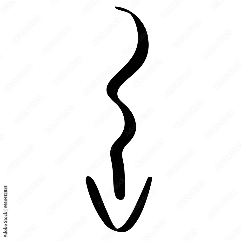 Black Arrow Stroke Black Arrow Stroke