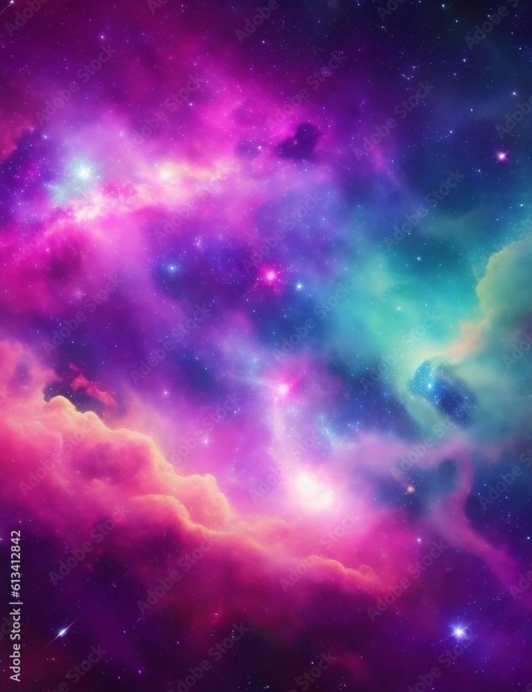 Amazing Galaxy With Stars. Amazing Galaxy With Stars.
