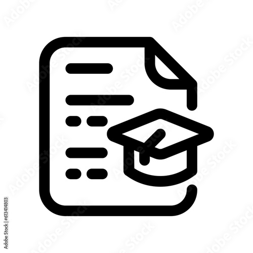 Editable resume, education, experience, cv, file, document vector icon. Business, work, job, office. Part of a big icon set family. Perfect for web and app interfaces, presentations, infographics, etc