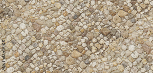 Canvastavla pebble stone background gravel texture paved with gravel Texture pattern with sh