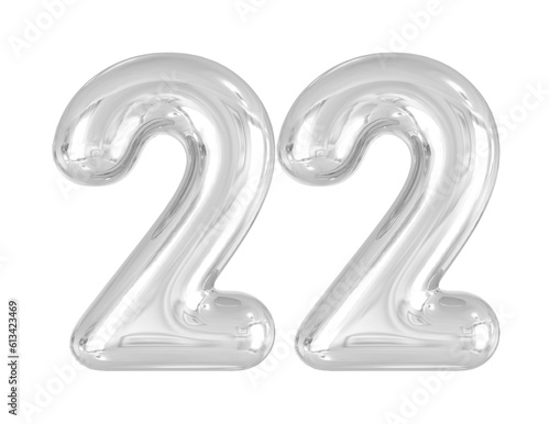 22 Silver Balloon Number 