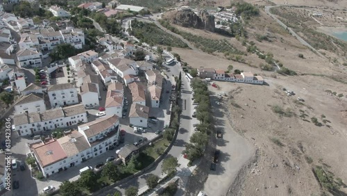 Aerial view of Zahara De La Sierra