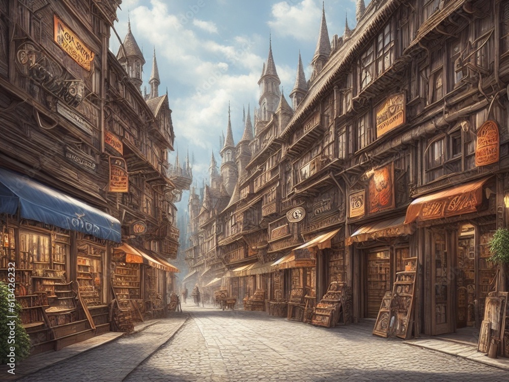 Steampunk city