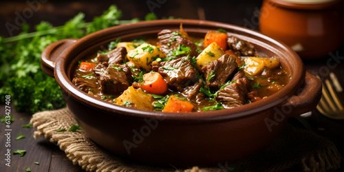 Delicious Hearty Beef Stew Recipe for Eid ul Adha Celebration AI Generated