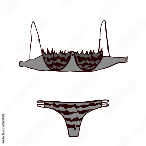 BLACK LACE PADDED BRA FOR WOMEN WEAR VECTOR