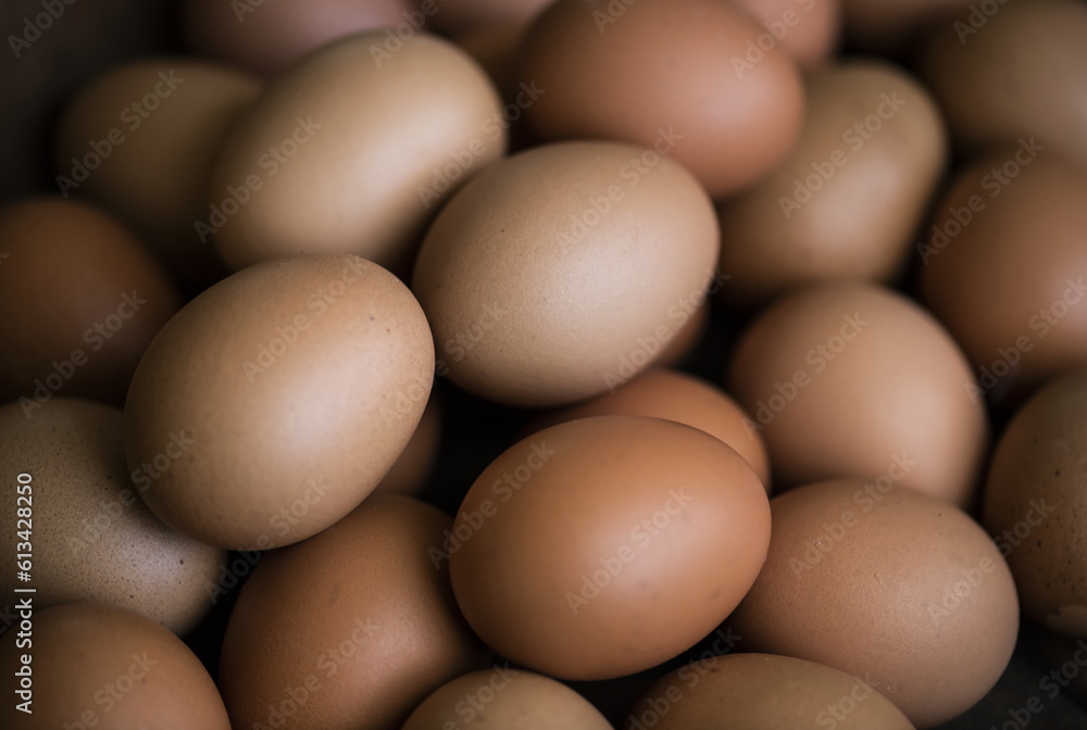Aerial view of fresh hen eggs wallpaper Aerial view of fresh hen eggs wallpaper