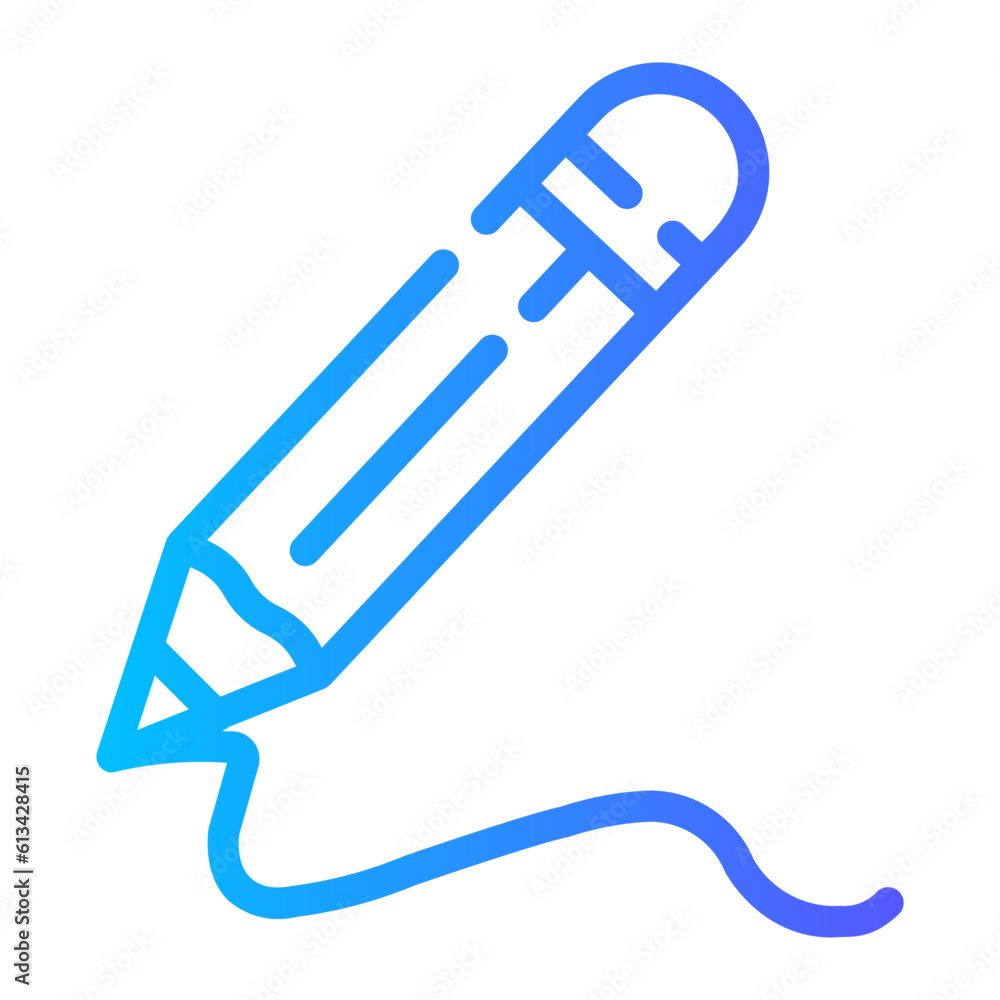 pencil Line Gradient Icon pencil Line Gradient Icon