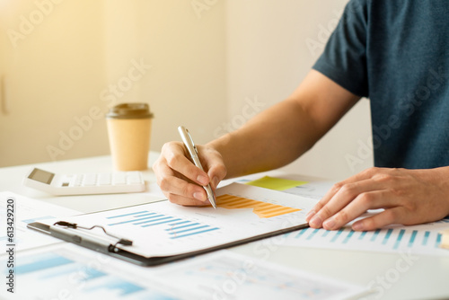 The business owner is analyzing the earnings from the chart to plan investments strategically in the next quarter, with a focus on maximizing growth and optimizing returns on capital.