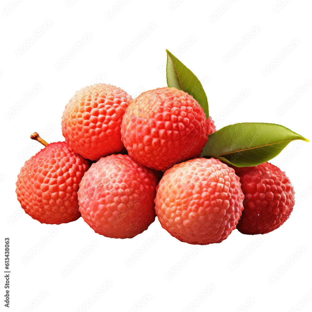 lychees fruits isolated on white lychees fruits isolated on white