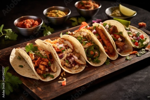 Premium and delicious mexican tacos