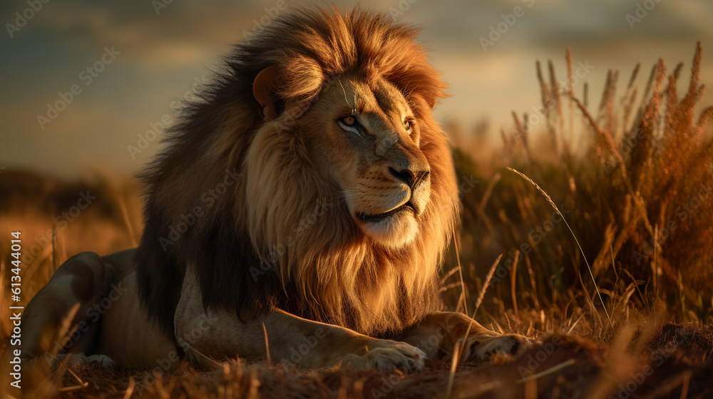 The king of the Safari