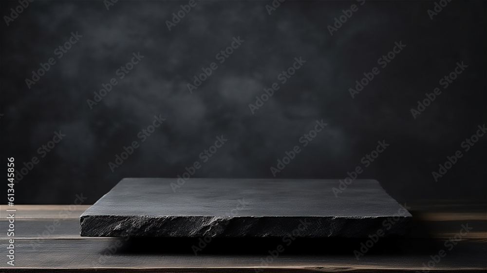 Empty Surface with Backdrop for Product Placement Empty Surface with Backdrop for Product Placement