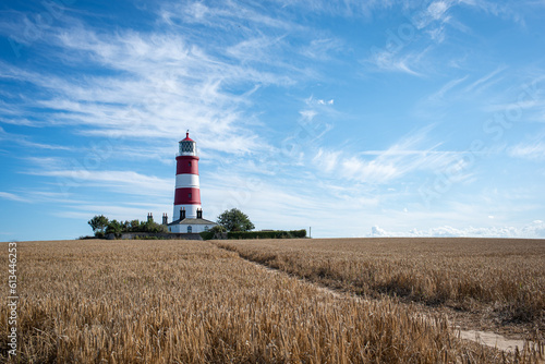 Happisburgh Lighthouse in Norfolk  UK