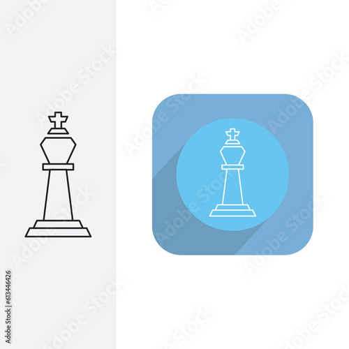king logo, logo vector design template best. Solid favicon style and monoline style,
