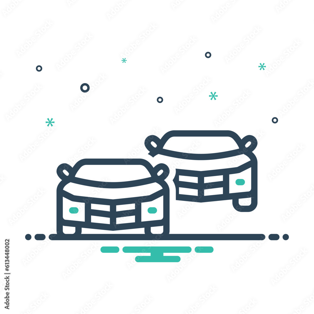 Mix icon for cars Mix icon for cars
