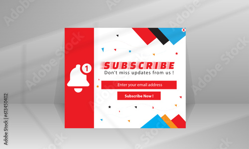 Promotional  Subscription Pop-up Template