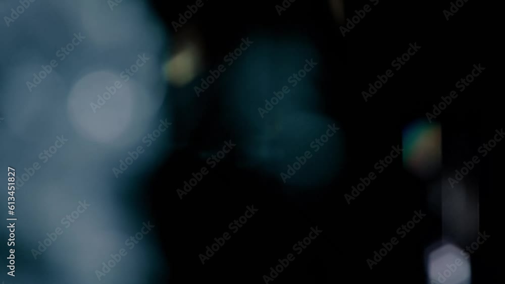 Overlay, light leak, lens flare, or bokeh on black background #14