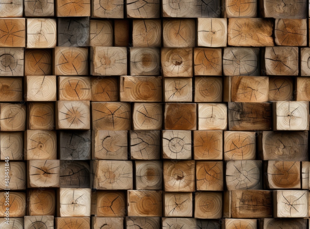 Wood texture with square patterns, background. High quality. SEAMLESS PATTERN. Created with Generative AI technology. Wood texture with square patterns, background. High quality. SEAMLESS PATTERN. Created with Generative AI technology.