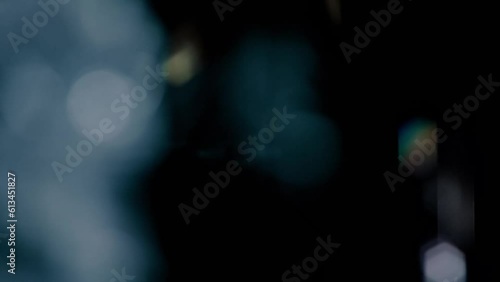 Overlay, light leak, lens flare, or bokeh on black background #14 photo