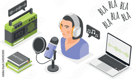 Rhetoric Isometric Composition