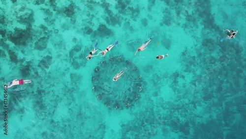 Underwater sculpture off the coast of Gili Island. Indonesia