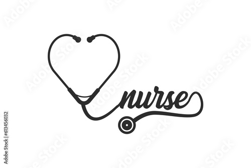 Stethoscope Heart Vector, Medical tools Vector, Stethoscope typography, Doctor, Nurse, Health, illustration, Clip Art, medical illustration, Typography