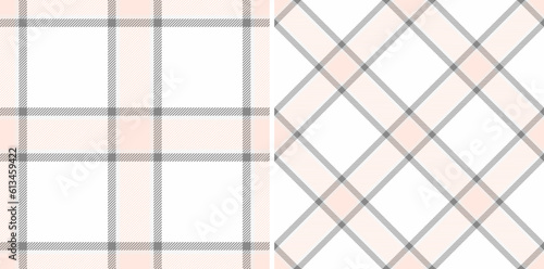 Background check texture of pattern fabric plaid with a tartan textile vector seamless.